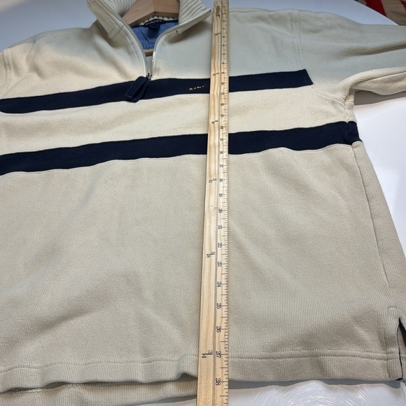 GANT 1/4 Zip Neck Pullover Q-Zip Sweater Size Extra Large - Picture 6 of 7
